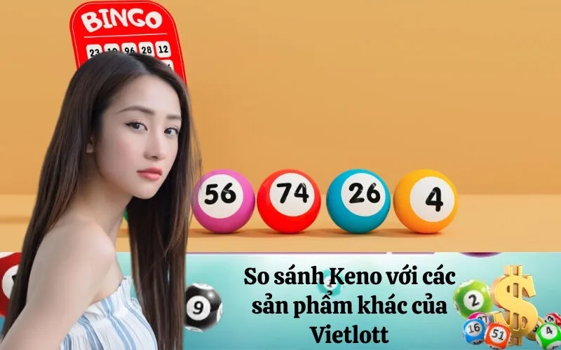 So sánh Keno với các sản phẩm khác của Vietlott